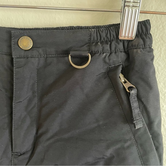 Lands' End Squall Snow Ski Pants Kids Girls 6X Black Grow A Longs Waterproof - Picture 7 of 16